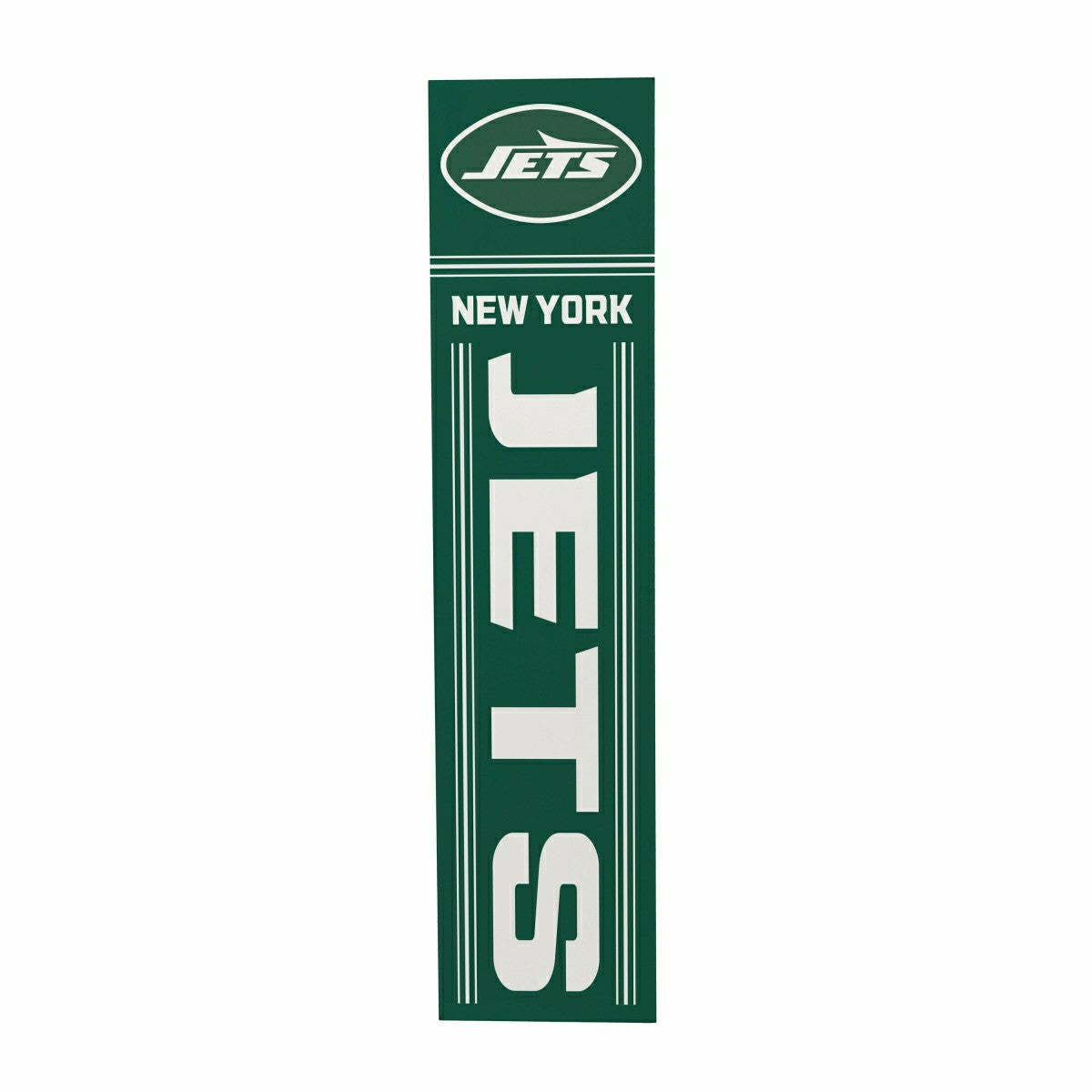 New York Jets Fall Seasonal Double Sided Large Leaner, 46"