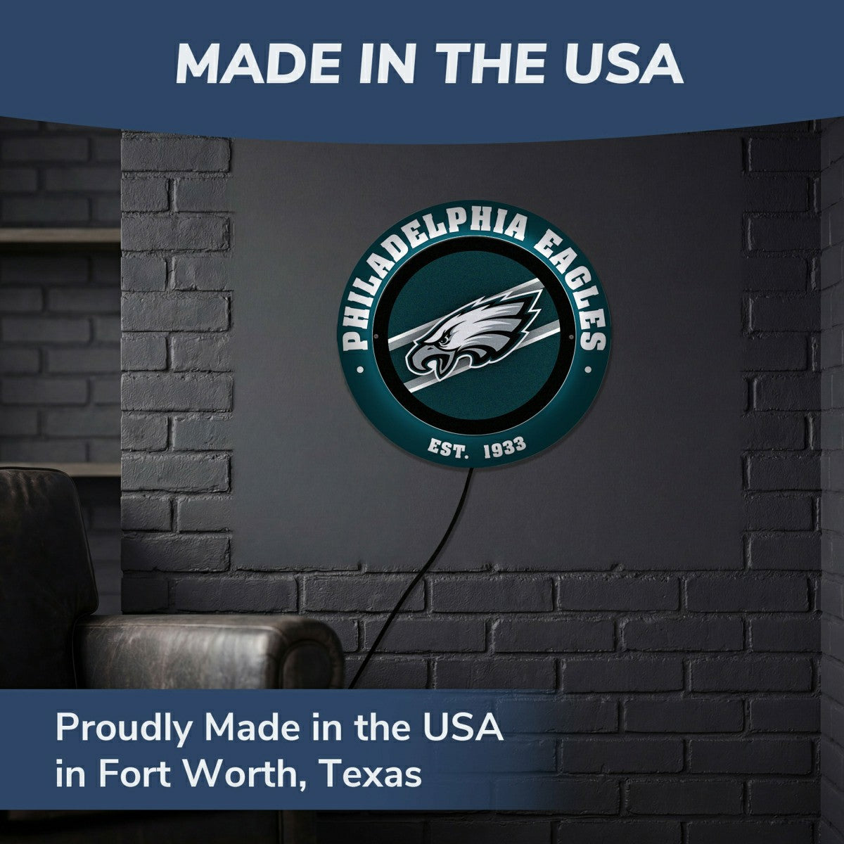Philadelphia Eagles, Metal Lite, Round