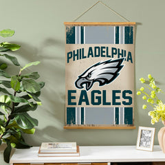 Philadelphia Eagles, Canvas Wall Tapestry, Medium, 36x24