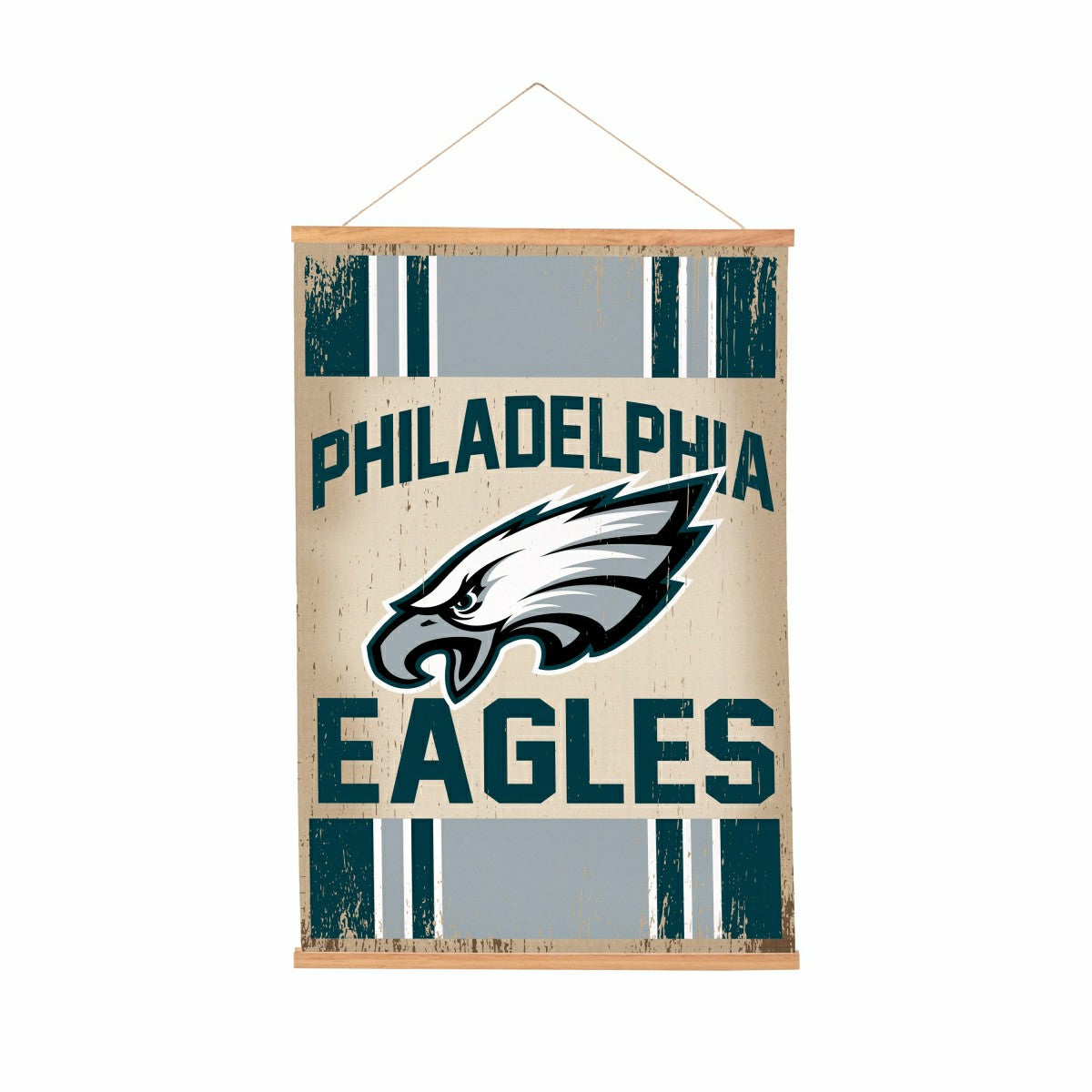 Philadelphia Eagles, Canvas Wall Tapestry, Medium, 36x24
