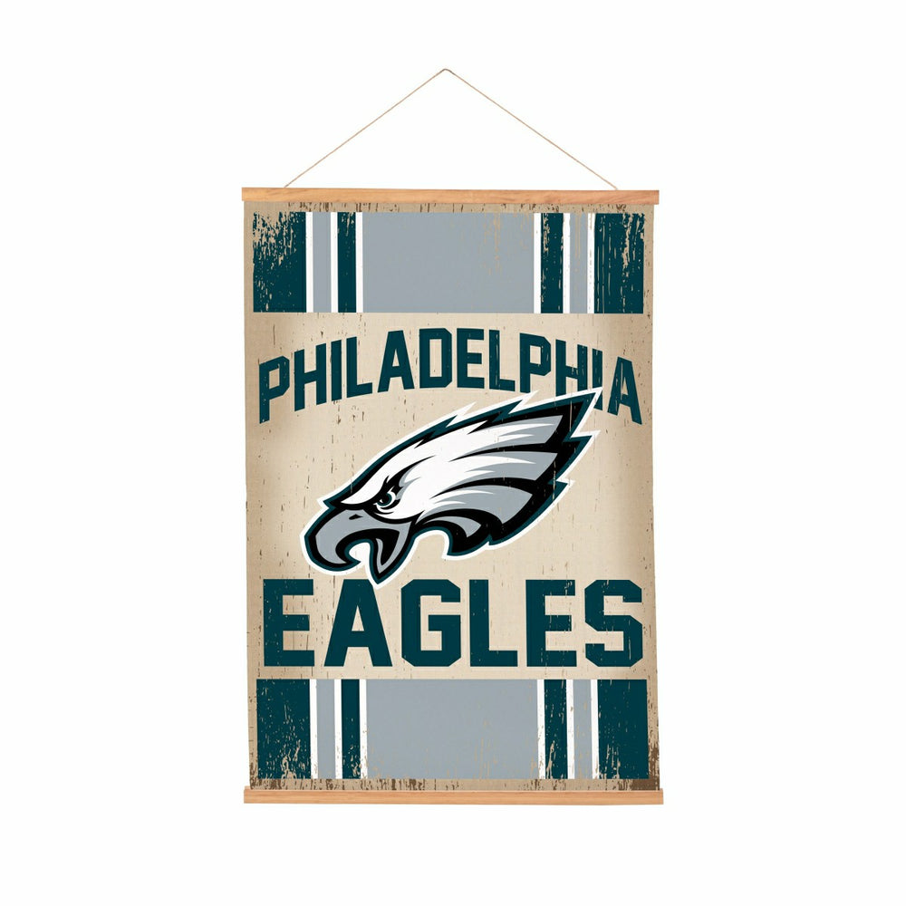 Philadelphia Eagles, Canvas Wall Tapestry, Medium, 36x24