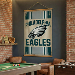 Philadelphia Eagles, Canvas Wall Tapestry, Large, 54x36