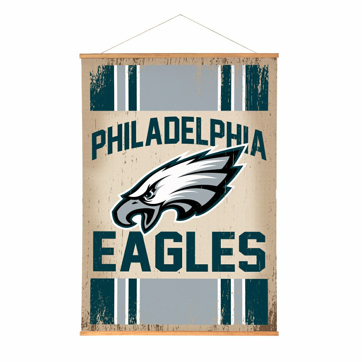 Philadelphia Eagles, Canvas Wall Tapestry, Large, 54x36