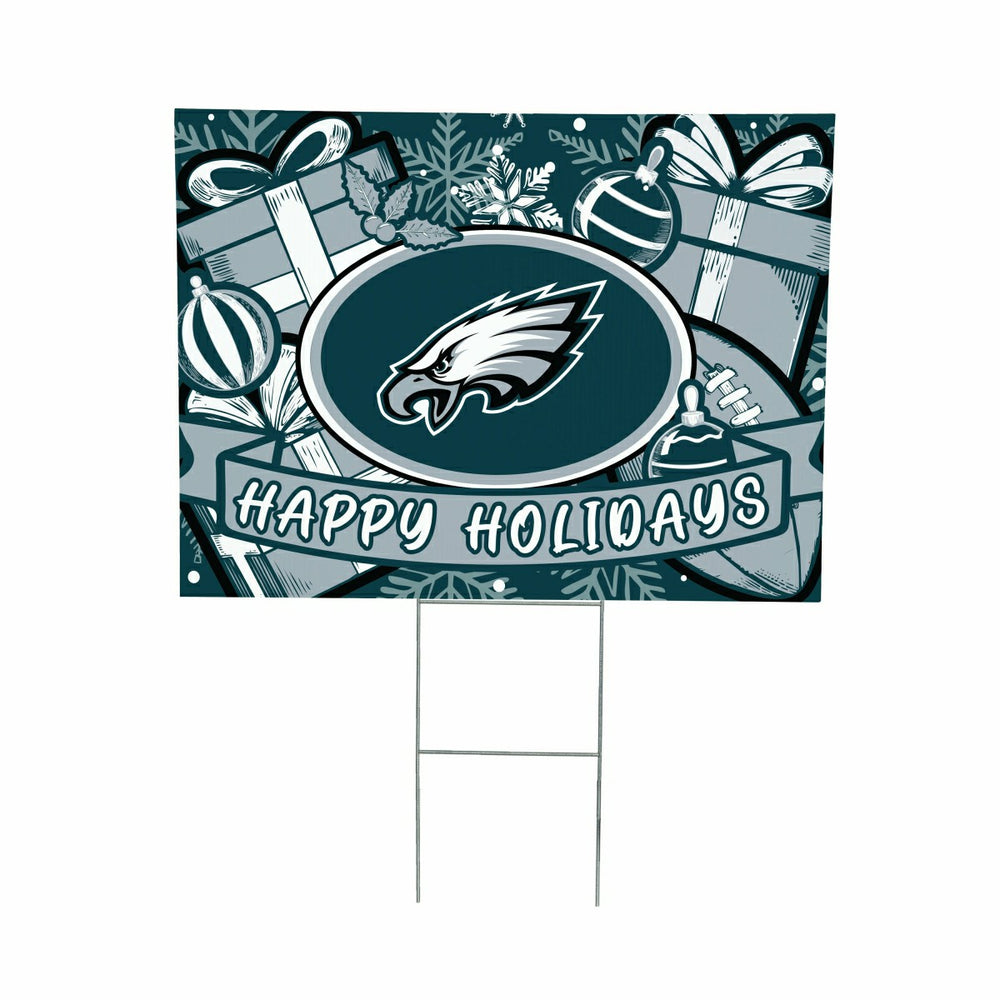 Philadelphia Eagles Yard Sign, Holiday