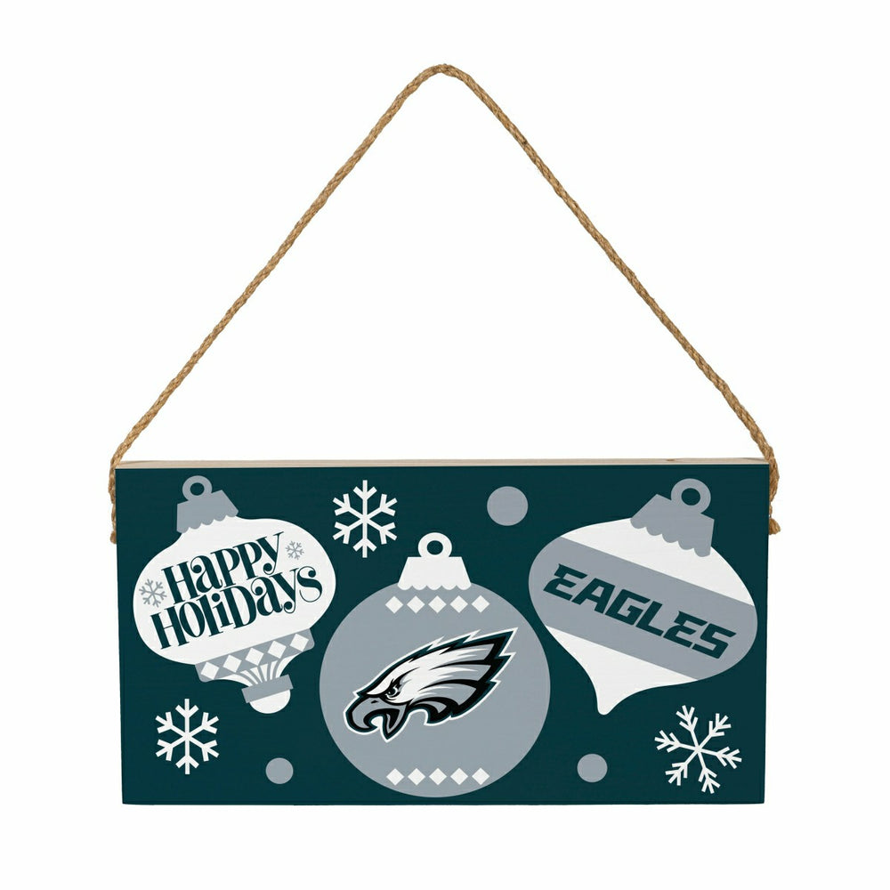Philadelphia Eagles Holiday Wood Wall Sign, 6x11
