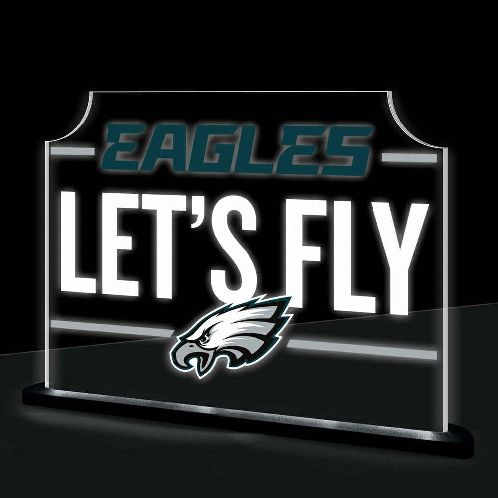 Philadelphia Eagles NFL Football Rectangle Desklite LED Decor