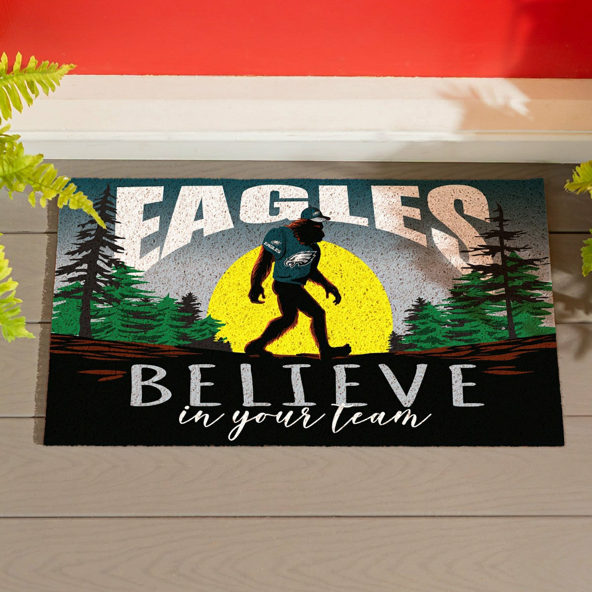 Philadelphia Eagles Bigfoot PVC Mat, 28"x16"