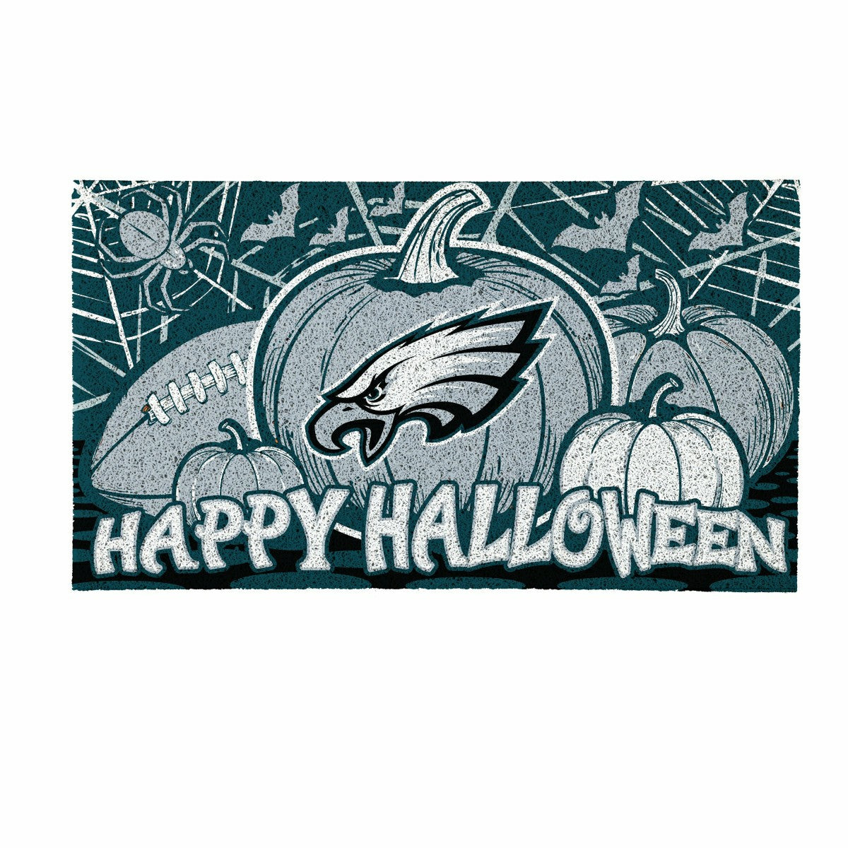 Philadelphia Eagles Halloween PVC Mat, 28"x16"