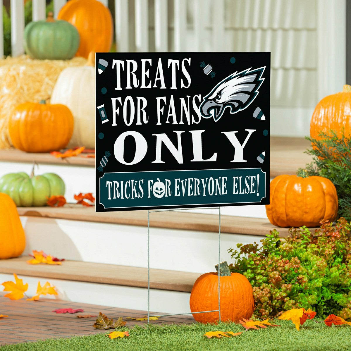 Philadelphia Eagles Yard Sign, Halloween Treats for Fans