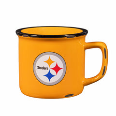 Pittsburgh Steelers Ceramic Camp Cup with Enamel Finish, 14oz