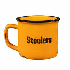 Pittsburgh Steelers Ceramic Camp Cup with Enamel Finish, 14oz