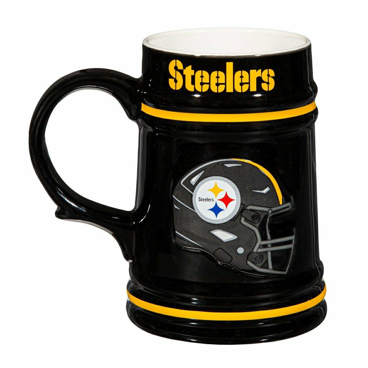 Pittsburgh Steelers Ceramic Stein Cup, 24oz