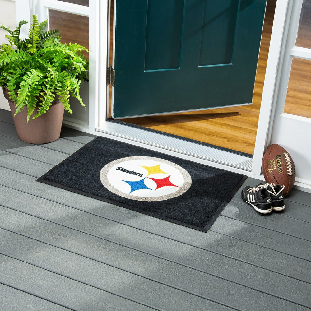 2'x3' USA Made Indoor/Outdoor Entryway Mat, Pittsburgh Steelers