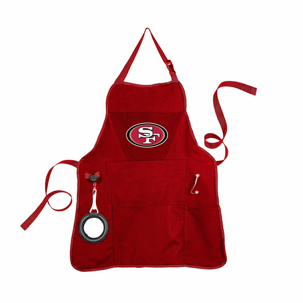 Deluxe Cotton Canvas NFL Team Pride Grilling/Cooking Apron, San Franci