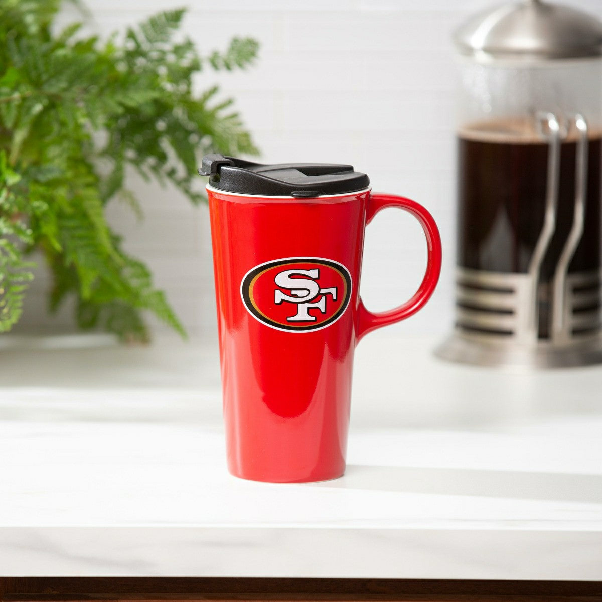 San Francisco 49ers, 17oz Boxed Travel Latte