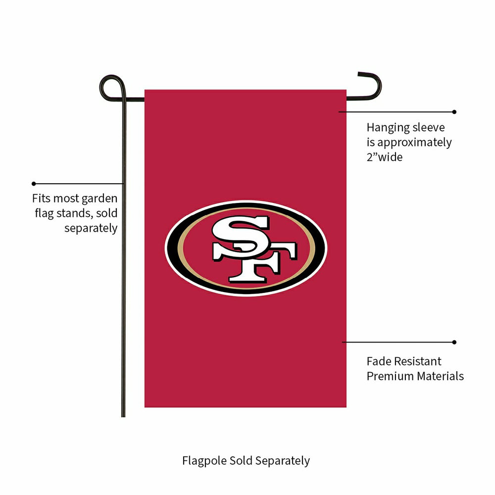 Applique Flag, Gar., San Francisco 49ers