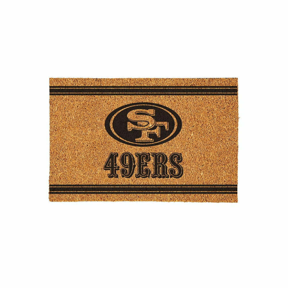 San Francisco 49ers Large One Color Coir Mat, 36"x24"