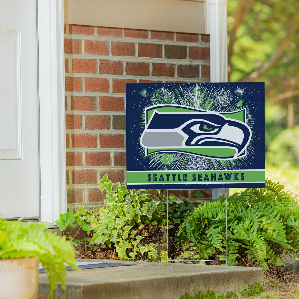 Seattle Seahawks Yard Sign, Patriotic