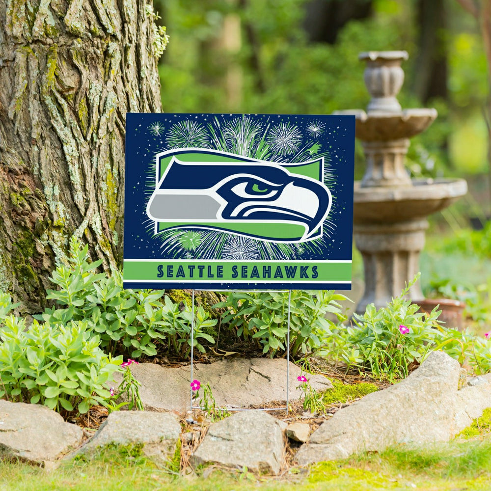 Seattle Seahawks Yard Sign, Patriotic