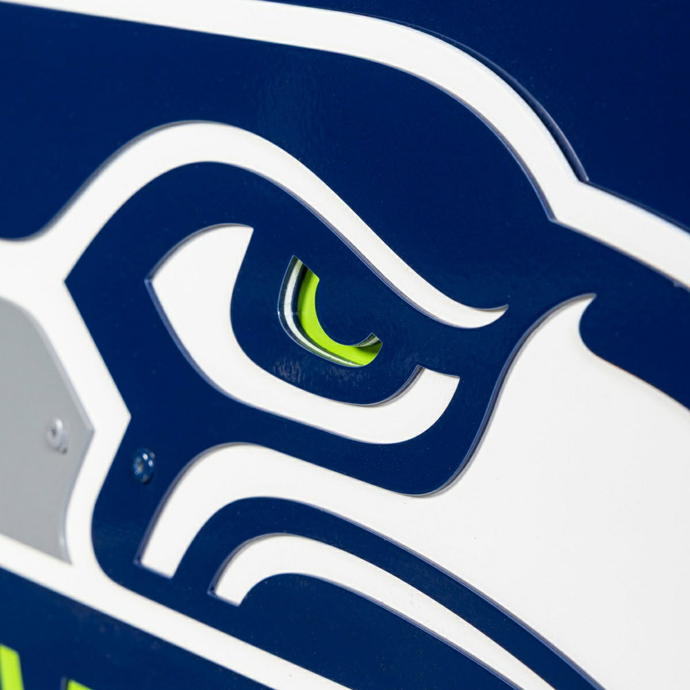 Seattle Seahawks, Super Bowl 60, Layered Metal Wall Art