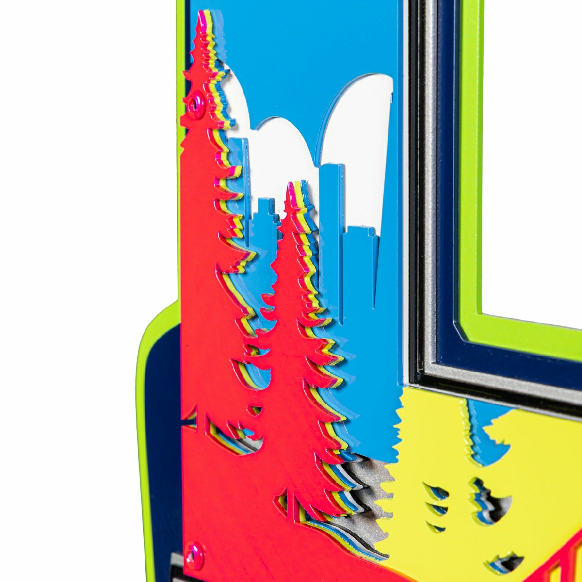 Seattle Seahawks, Super Bowl 60, Layered Metal Wall Art