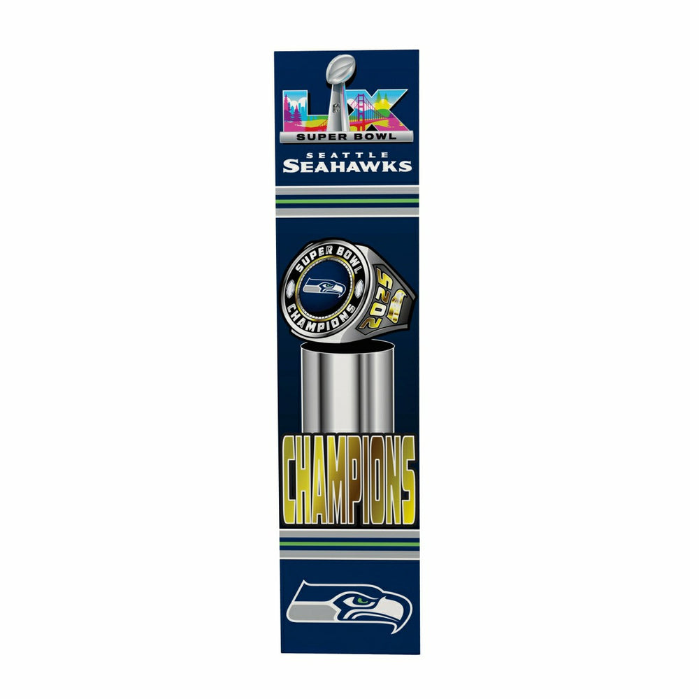 Seattle Seahawks, Super Bowl 60, Ring, Porch Leaner, 46"