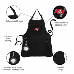 Grill Apron, Black, Tampa Bay Buccaneers
