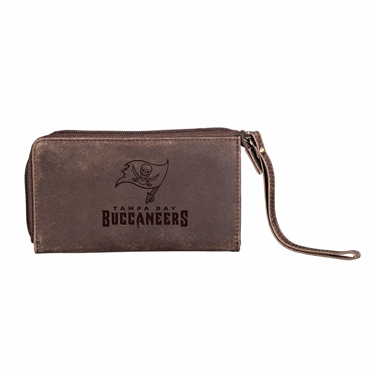Wristlet Wallet, Brown, Tampa Bay Buccaneers