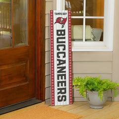 47" Double Sided Leaner, Tampa Bay Buccaneers, Christmas