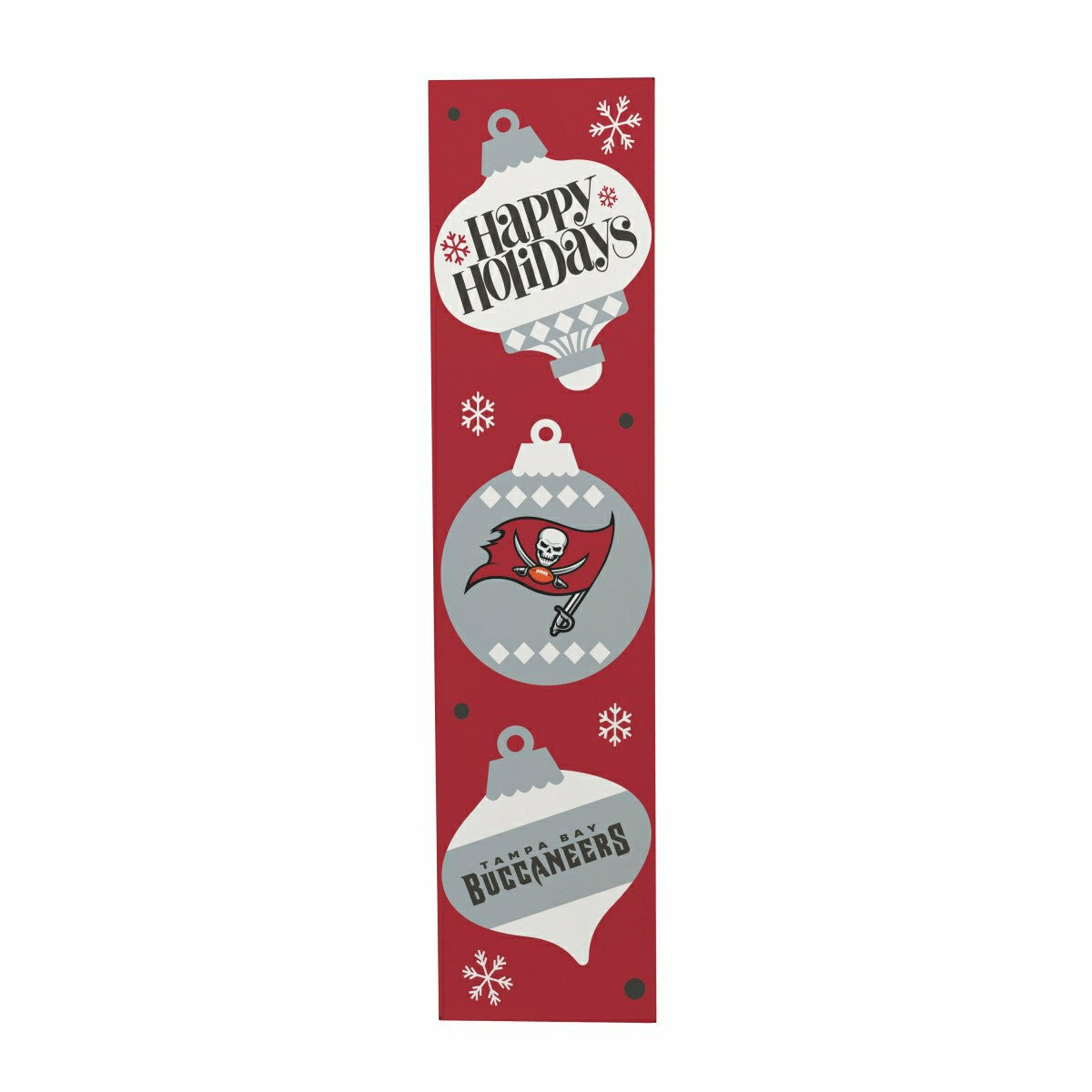 47" Double Sided Leaner, Tampa Bay Buccaneers, Christmas
