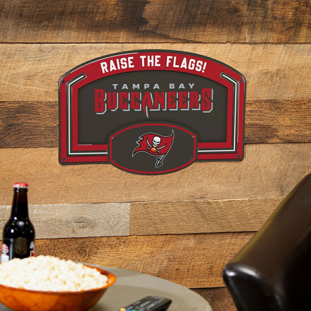 Tampa Bay Buccaneers USA Embossed Steel Wall Sign, 11" x 17"