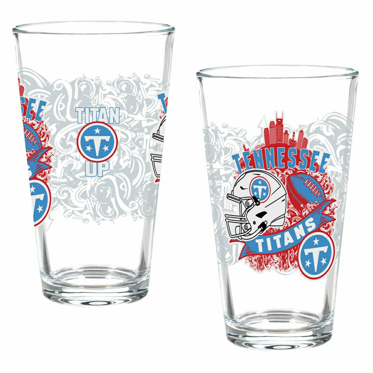 Tennessee Titans 16oz Glass pint, Set of 2