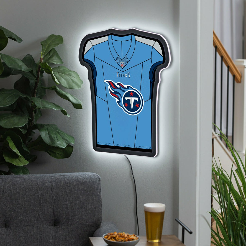 Tennessee Titans NFL Football Jersey Edgelite LED Decor
