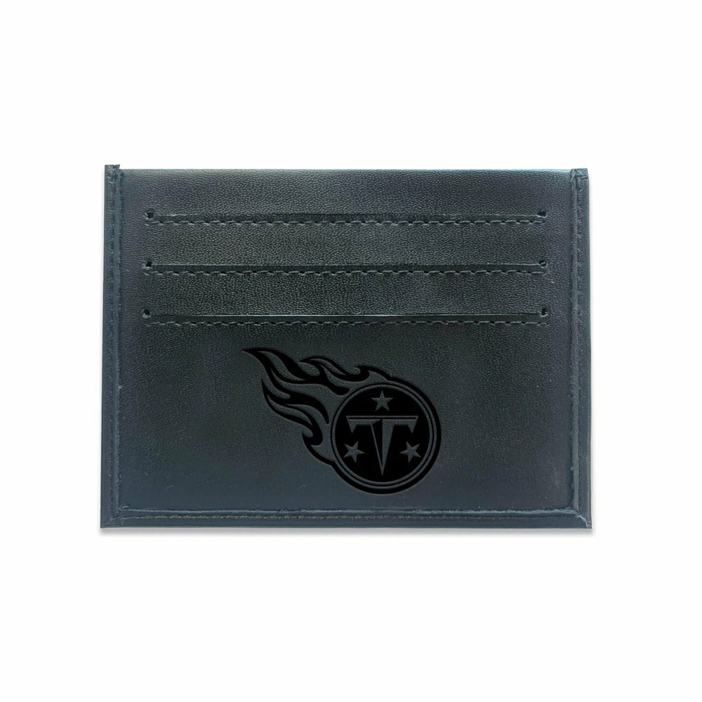 Front Pocket Wallet w/ RFID Blocking, Tennessee Titans, Black