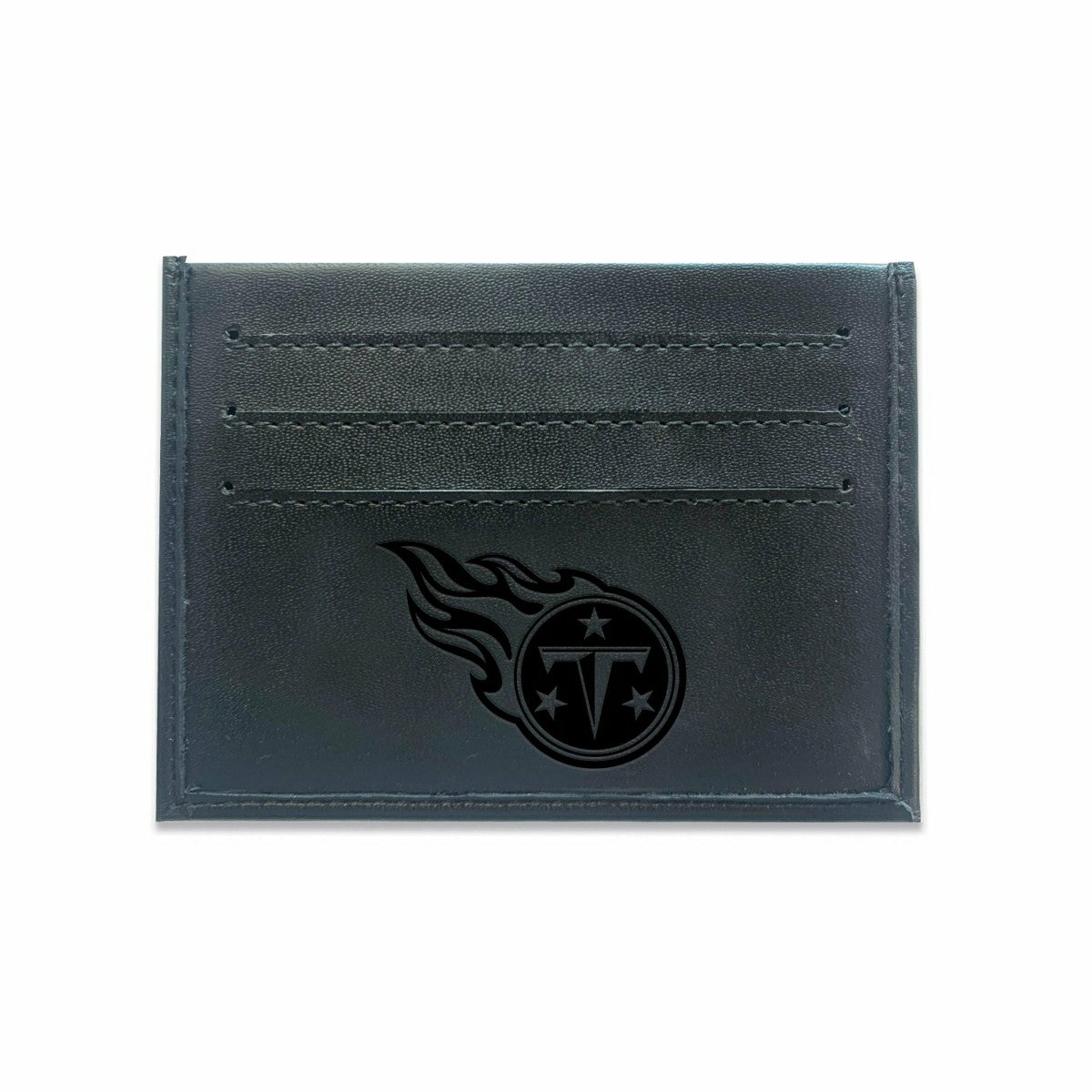 Front Pocket Wallet w/ RFID Blocking, Tennessee Titans, Black