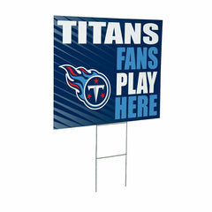 Tennessee Titans Coroplast Yard Sign "Fans Play Here"