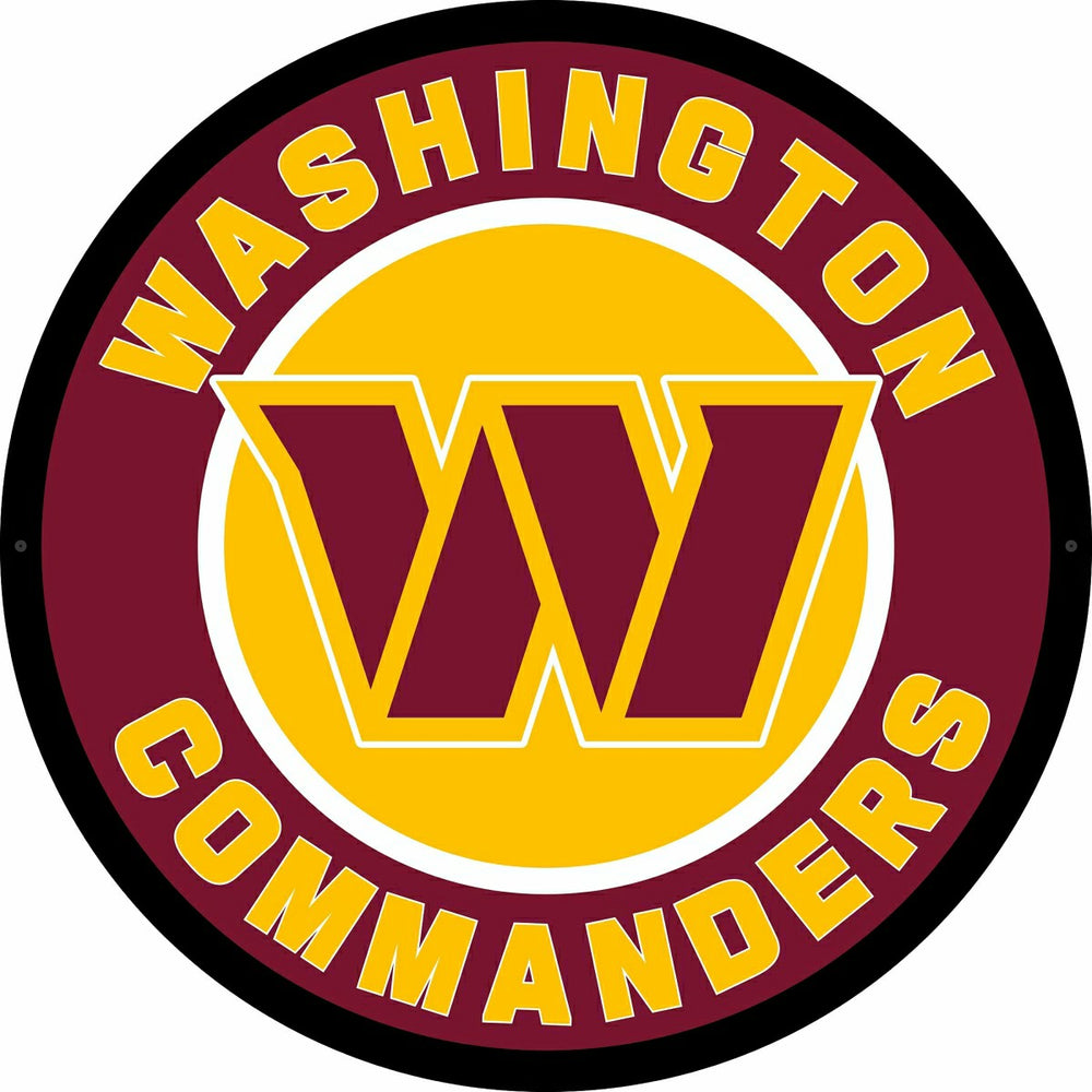 LED Wall Decor, Round, Washington Commanders