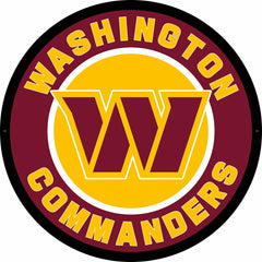 LED Wall Decor, Round, Washington Commanders