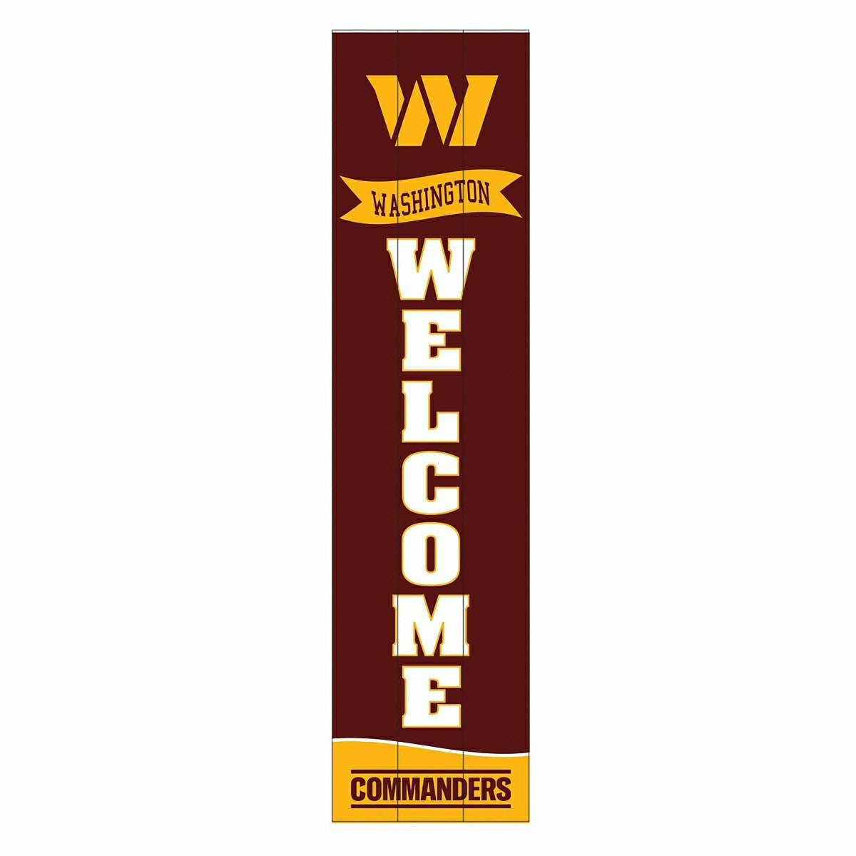Washington Commanders Large Single Sided Leaner, 46"