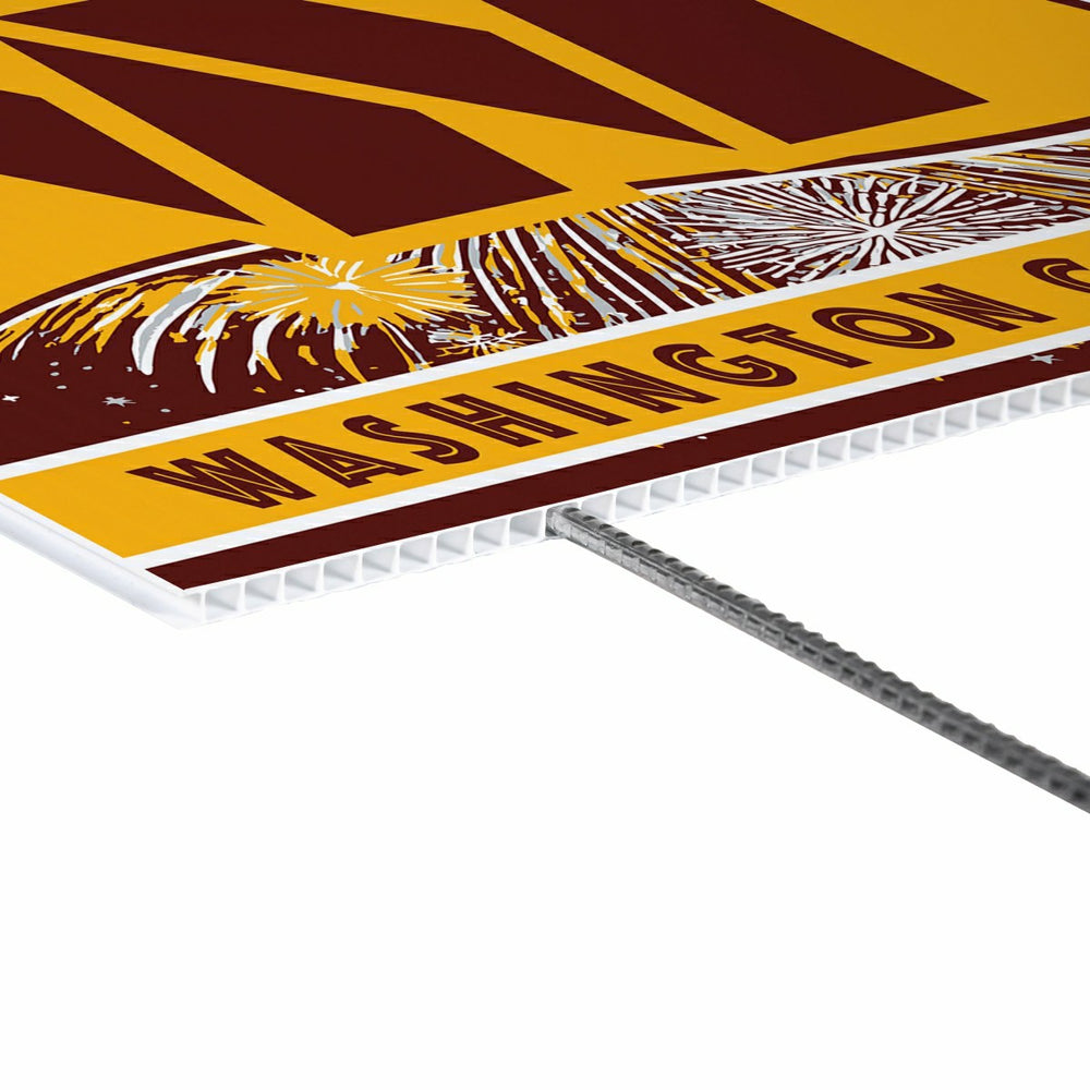 Washington Commanders Yard Sign, Patriotic