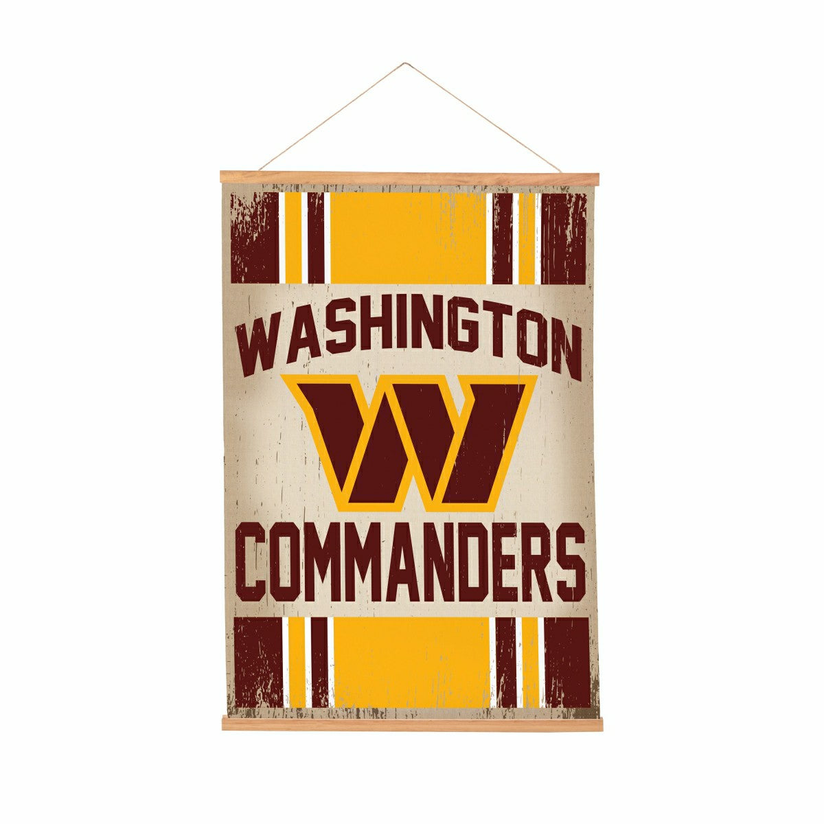 Washington Commanders, Canvas Wall Tapestry, Medium, 36x24