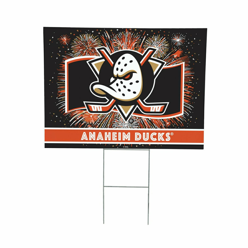 Anaheim Ducks Yard Sign, Patriotic