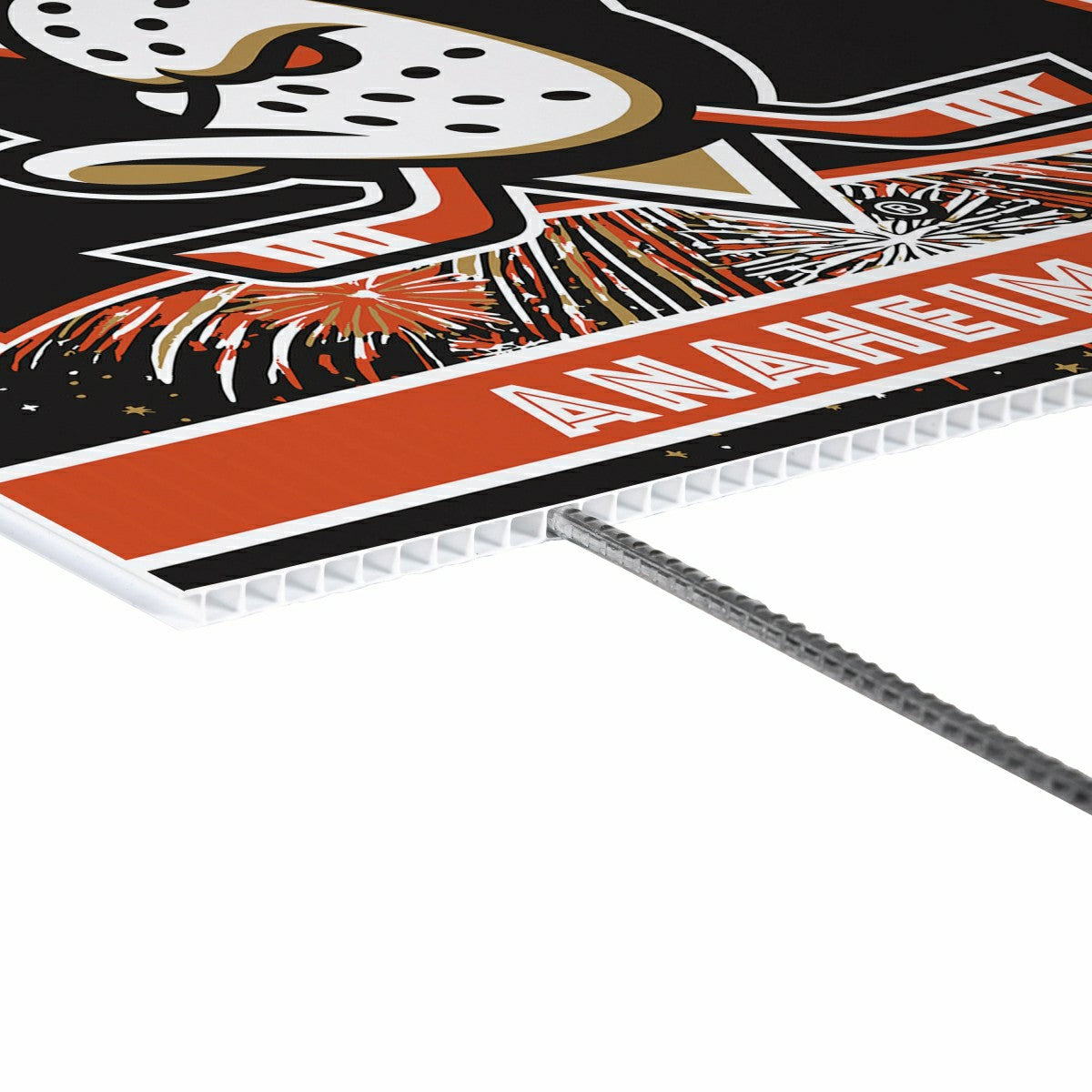 Anaheim Ducks Yard Sign, Patriotic