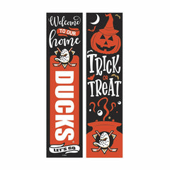 Anaheim Ducks Halloween Double Sided Large Leaner, 46"