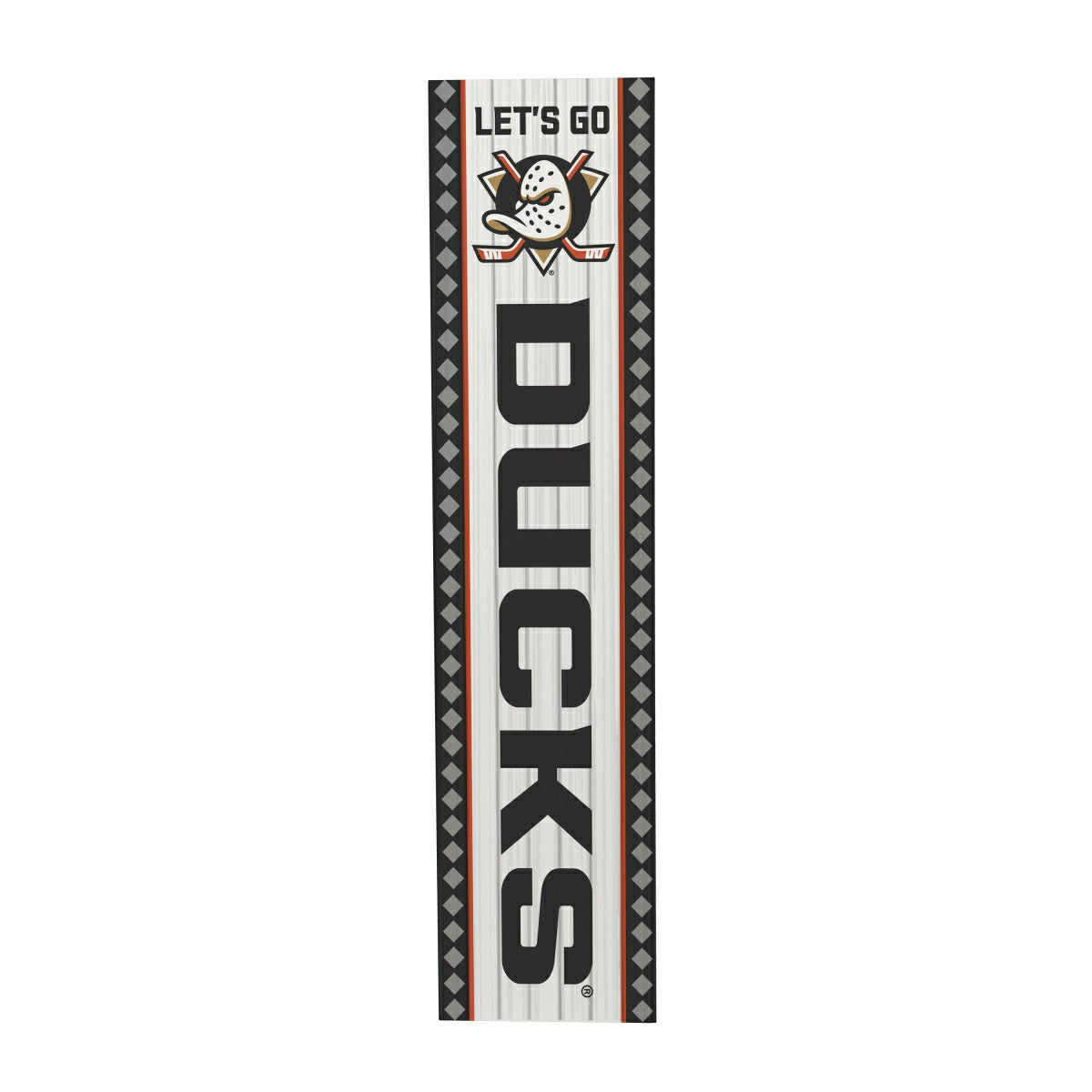 Anaheim Ducks Christmas Double Sided Large Leaner, 47"