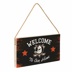 Anaheim Ducks Wood Wall Sign, 6x11