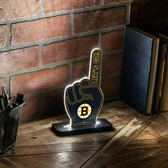 Boston Bruins Hockey Foam Finger Desklite LED Decor