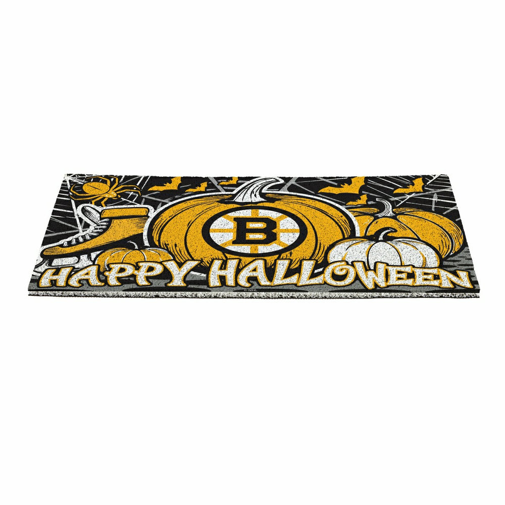 Boston Bruins Halloween PVC Mat, 28"x16"