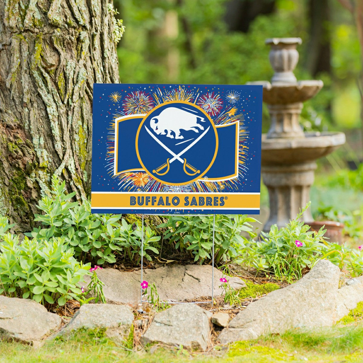 Buffalo Sabres Yard Sign, Patriotic