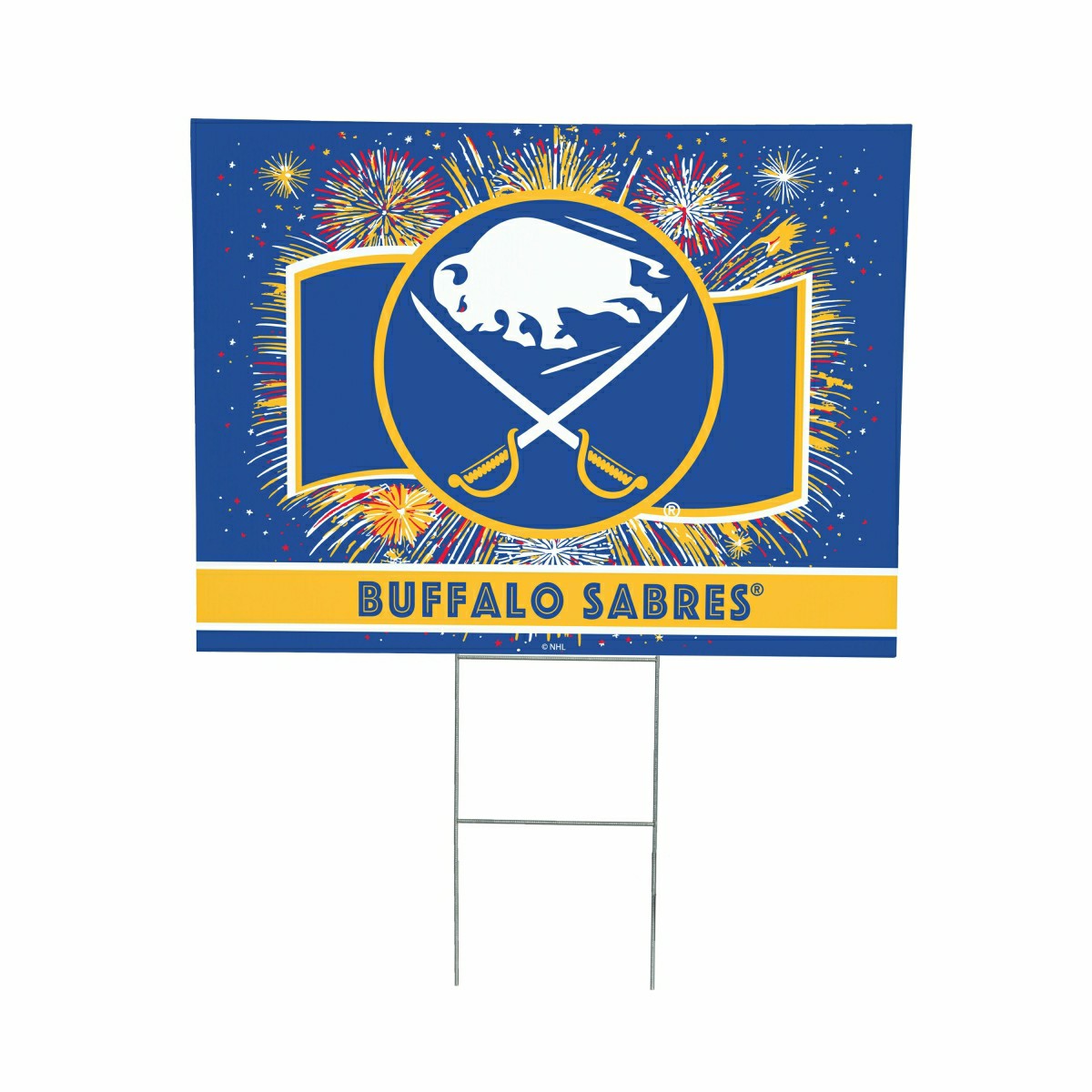 Buffalo Sabres Yard Sign, Patriotic